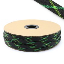 케이블타이 홀더 케이블 슬리브 PET 편조 확장 와이어 랩 절연 나일론 고밀도 타이트 외장 보호 하네스 5M, 30mmx 5meters, 08 BK UV GN YL Cross