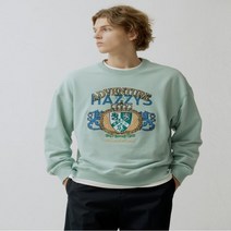 헤지스남성 [21FW 헤지스 남성]민트 크레스트 자수 맨투맨_HZTS1D381L2