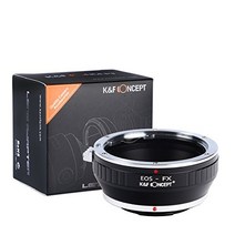 [정규 대리점]K&F 캐논 EOS EF(EF-S) 렌즈-후지 X FX 마운트 어댑터 렌즈 크로스 첨부 ef-fx (KFFX)