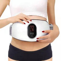 배마사지기 배 복부 마사지 어머이날선물 전기 슬리밍 벨트 적외선 촉진 소화 진동 여성 남성용, 하얀색