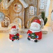 쿠마마 크리스마스 빅 페이스 스노우볼 워터볼 산타클로스S, 단품