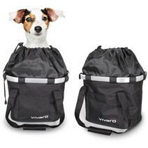 튼튼한 강아지용 자전거바구니 바스켓 앞쪽 방수 탈착, 1개