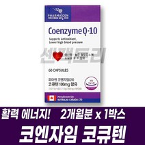 캐나다 완제품 코큐텐 코엔자임 Q10 혈압 항산화 관리 영양보충 활력