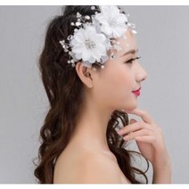 웨딩헤어 악세사리 무대용 헤어삔