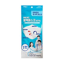 ATEX 대박이네 하이가드 방역마스크 대형 KF94 흰색, 1개입 x 30개