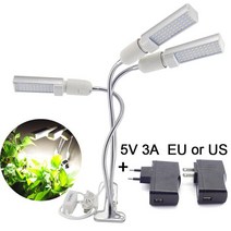 식물키우기 led plant growing Sunlike 5V USB 타이밍 44 LED 식물 성장 빛 전체 스펙트럼 전구 식물성 램, [10] Type8, [01] 50W