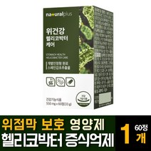 헬리코박터균 스페인 감초추출물 함유 위장 건강에좋은 영양제 약 위점막보호제 효능 케어 추천, 60정 1개, 1개