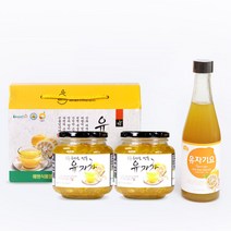 라이브커머스(공영라방) 고흥 무농약 유자차 & 유자청(유자엑기스), 1