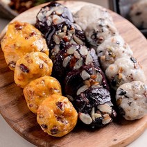 [착한떡]영양찰떡3종세트 24개입(모듬떡8개 호박모듬떡8개 흑미모듬떡8개), 단품