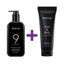리얼랩 리얼랩 나인 남성 올인원 로션 300ml+올인원 워시 240ml, 단일옵션