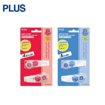 HJSTORE-CP1818 PLUS 펜타입 2개입 수정테이프 리필, 604R 레드, 604R 레드