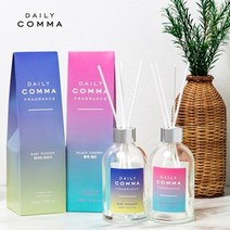 데일리콤마 오로라 그라데이션 디퓨저 200ml+200ml, 블랙체리/클린코튼