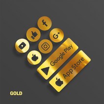 sticky 노트북스티커 캐리어 핸드폰 아이패드 맥북 냉장고 꾸미기, ns-14(골드)