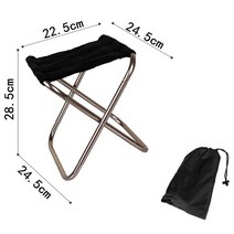 1인용 캠핑 낚시 좌대 야전 접이식 의자 경량 피크닉 알루미늄 천으로 야외 휴대용 가구, [04] gun color