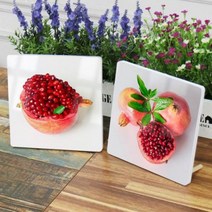 바보사랑 폼아크릴액자18CmX18CmX2ea 풍수재물의석류.꾸밈