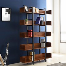 T6 로디 칸막이 책장 1200x1800, 칸막이블랙