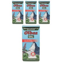 올바스 아로마테라피 & 마사지 오일, 30ml, 4개