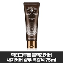 닥터그루트 블랙리커버 새치커버 샴푸 흑갈색 75ml, 상세페이지 참조
