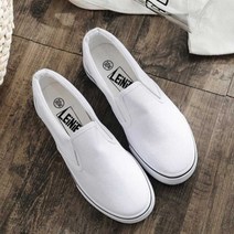 요즘 핫한 슬립온 큰신발 끈없는 스니커즈 슈즈 신발