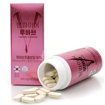 뱀파이어 루바브 추출물 90% 추출분말 600mg x 60정 국내산 루바브, 3개, 600mgx60정