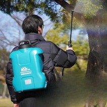 대용량 분무기 16L 38L 압축 펌핑 화초 화분 물뿌리개 농약 세차 소독 어깨걸이 살포기 원예 스프레이, 12L(배터리 2개 및 충전기 1개)