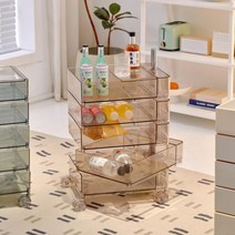 유명인 인터넷 선반 이동식 가능한 틈새 탈부착 보관 수납장 수납 트롤리 북유럽 캐비닛, 05=Estyle