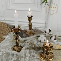 빈티지 엔틱 캔들 양초 촛대 레트로 파티 촛대