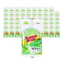쓰리엠 펄프 아크릴사 수세미, 1개입, 60개