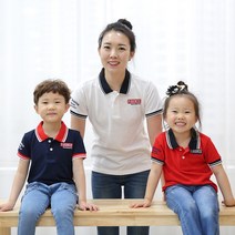 베베왕국 가족티 패밀리룩 커플티 가족 아동 단체티 피렌체 반팔 카라 돌 사진 촬영 티셔츠