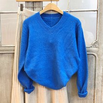 이힝 솜사탕 브이넥 8컬러 루즈핏니트