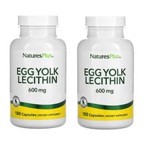 네이쳐스플러스 난황 레시틴 Egg Yolk Lecithin 180캡슐 2개, 1개, 기본