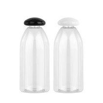 DP500투명 바둑이캡 500ml 낱개 음료병 더치커피병 주스병 페트병, 블랙