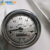 프린터 부속 부품 자가수리 호환 0.1-0.8 Man Roland gauge pressure meter ink table, 한개옵션0
