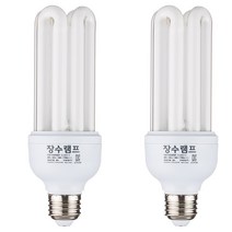 장수램프 백열전구 30W EFQU30EX-L 2p, 주광색