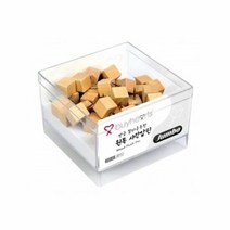 점보방금잘라온듯한원목사각압핀 (10mm x 20mm), 단품