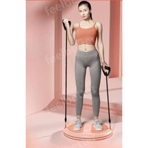 트위스트런 홈트기구 하체 전신 뒷구리살빼기 옆구리살 복근 코어 운동기구 허리 댄싱, 09.[회색+당김줄]자석마사지-무게600kg