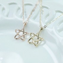 릴리앤코 14k 볼륨스타 별 목걸이