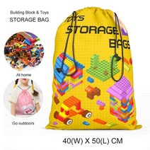 레고 호환 블럭 장난감다채로운 diy 빌딩 큰 크기 벌크 기본 플레이트 duplo 교육, 가방 노란색