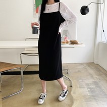 [바보사랑] 겟잇미 하이트 레이어드 롱 나시 원피스 SET[겟잇미]