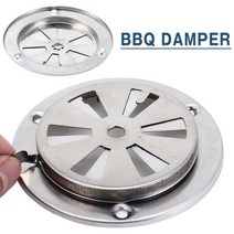 덕트 닥트 자재 조정 가능한 에어 벤트 그릴 라운드 환기 그릴 커버 바베큐 그릴, 125mm