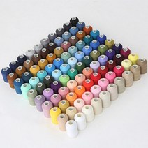 60수3합 재봉실 - 100컬러 1500m 오버록사 오버록실, 318코랄핑크