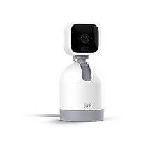 미니팬틸트 카메라 실내 플러그인 휴대용 보안 양방향 오디오 HD 비디오 모션캡처 Alexa, 카메라 1대, 하얀색