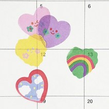 JUNA 심쿵 하트 스티커 100P ◆JOONA★