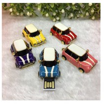 미니쿠퍼용품 USB 16GB 미니쿠퍼키링 열쇠고리 키홀더 메탈 미니쿠퍼 액세서리, (02)스카이블루