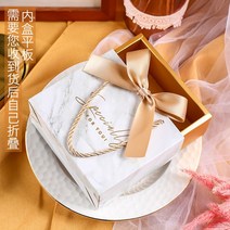 가방 결혼선물 토트백 사탕상자 2019 개성 적인 포토박스, T01-(핸드식 케이스 10개, C12-브론징 대리석금사 포함내부 케이스