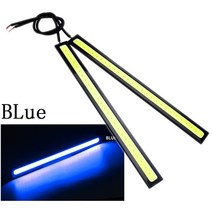 rgbled 스트립 led스트립라이트유니버설 주간 주행등 17cm COB DRL LED 스트립 조명 외부 자동차 스타일, 한개옵션1, 01 파란