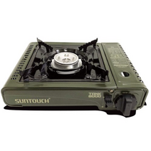 썬터치 오리지널 가스버너 탱크 ST-8000, 2개, 카키