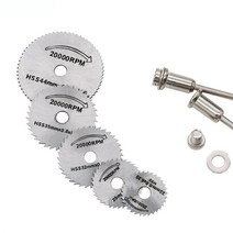 체인 금속 Dremel-금속 HSS 원형 톱 블레이드 고속 스틸 목공 PVC 파이프 커팅 디스크 로타리 공구 액세서, 01 1 Set