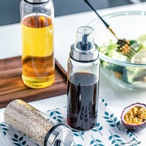 [미플래닛] 내열유리 눈금 오일소스병, 소스병 500ml, 1개