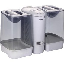 Optimus U-32030 3.5 Gallon Warm Mist Humidifier with Wicking Vapor System White/Clear, 1